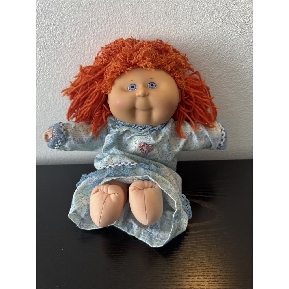 Vintage 1983  Cabbage Patch Kids Doll Red Hair‎ Green Eyes Xavier Roberts